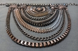 Necklace Metal Rhinestones Vintage Europe, photo number 4