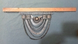 Necklace Metal Rhinestones Vintage Europe, photo number 8