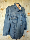 Куртка джинсовая женская ULLA POPKEN коттон стрейч р-р 62, фото №3