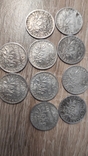 Франція 50 сантимів 1900, 1909,1910, 1915, 1916, 1917, 1918 срібні, photo number 4