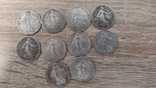 Франція 50 сантимів 1900, 1909,1910, 1915, 1916, 1917, 1918 срібні, photo number 8