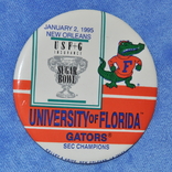 University of FLORIDA GATORS значок 1995 год, фото №2