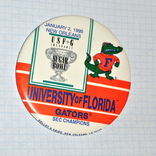 University of FLORIDA GATORS значок 1995 год, фото №3