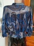 Zara woman M шелковая блуза из тонкого шёлка з тонкого шовку шовкова, photo number 5