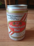 Пивная баночка "Schwechater Bier", 0,33 л, 1992 год, фото №6