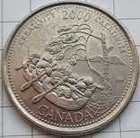Канада 25 центов, 2000 Креативность, фото №2