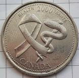 Канада 25 центов, 2000 Здоровье, фото №2