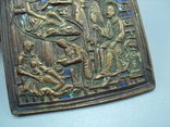 Икона пластика Рождество Пресвятой Богородицы эмаль размер 9,4 х 8,6 см, фото №10