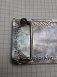 Серебренная пряжка з вставками из бирюзы и перламутра, фото №9