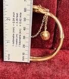 Bracelet Anchor silver 84 hallmark gilding, photo number 7