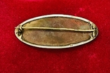 Brooch Jasper silver 916 hallmark, photo number 5