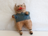 Ёлочная игрушка вата свинья , поросенок , довоенная игрушка, фото №2