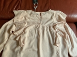 Блузка нежно-розовая с воланами, новая, фото №3
