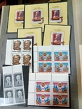 Альбом с марками разное 1982 квартблоки(93шт)/ единичные марки(96шт)/блоки(26шт), фото №3