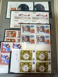 Альбом с марками разное 1982 квартблоки(93шт)/ единичные марки(96шт)/блоки(26шт), фото №7