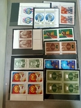 Альбом с марками разное 1982 квартблоки(93шт)/ единичные марки(96шт)/блоки(26шт), фото №10