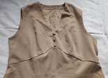 Винтажное платье индпошив мода 70-е, кремплен, фото №3