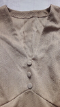 Винтажное платье индпошив мода 70-е, кремплен, фото №4