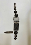 Jewelry Belt Caucasus Silver 84 Hallmark Blackening Kubachi, photo number 11