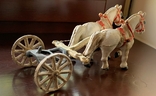 Vintage composition of a team of horses cast iron Kenton Iron Horse 1930s, America, photo number 10