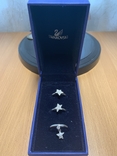 Кольца Swarovski Flicker stars, комплект 3 шт (размер 16,5), с фирменной коробкой, фото №5