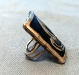 Women's Ring Ring Metal Enamel Vintage Europe, photo number 4