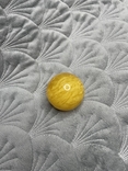 Янтарный шарик 47мм желтый пейзаж, фото №5