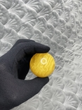 Янтарный шарик 47мм желтый пейзаж, фото №9