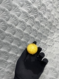 Янтарный шарик 47мм желтый пейзаж, фото №11