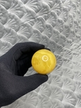 Янтарный шарик 47мм желтый пейзаж, фото №12