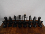 Шахматы деревянные старые, с утяжелителями, фото №5