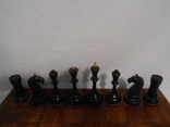 Шахматы деревянные старые, с утяжелителями, фото №6