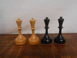 Шахматы деревянные старые, с утяжелителями, фото №8