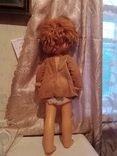 Большая кукла с рыжими волосами в вельветовом платье. СССР, фото №10