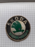 Автомобильный шильдик (эмблема, накладка, бляха) "SKODA" ("Шкода"), numer zdjęcia 2