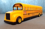 Американський шкільний автобус інерційний колючий пластик, фото №2