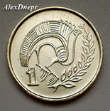 Кипр, 1 цент 1996, фото №2