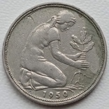 Germany 50 pfennigs J 1950, photo number 3