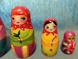 Matryoshka dolls of the USSR Wood 5pcs, photo number 4