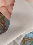 Юбка женская длинная разноцветная верх шнуровка плиссе 48, фото №8