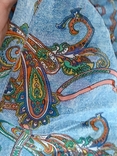 Красивая женская юбка длинная разноцветная верх шнуровка плиссе 48, фото №10