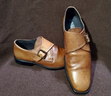 Кожаные туфли - монки, Alberto Torresi ( р 42 ), фото №2