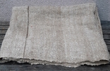 Sheet made of homespun hemp cloth 190x144 cm antique, photo number 13