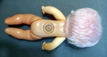 Кукла СССР Розовые Волосы Голова Руки Винил Глаза Синхронные 41 см, фото №5