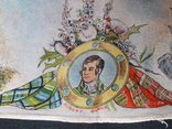 Винтаж Шёлковый карманный платок "Гордость Шотландии", шотландский виски, поэт, писатель, фото №9
