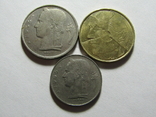 Монети Бельгії 3шт., фото №4