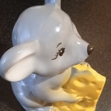 Керамическая копилка,,мышь с сыром,,, photo number 7