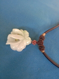 Pendant Flower made of stone on a string., photo number 5