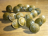 USSR Soldier's Field Button (17 pcs), photo number 2