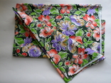 A piece of satin fabric, calico of the USSR., photo number 4